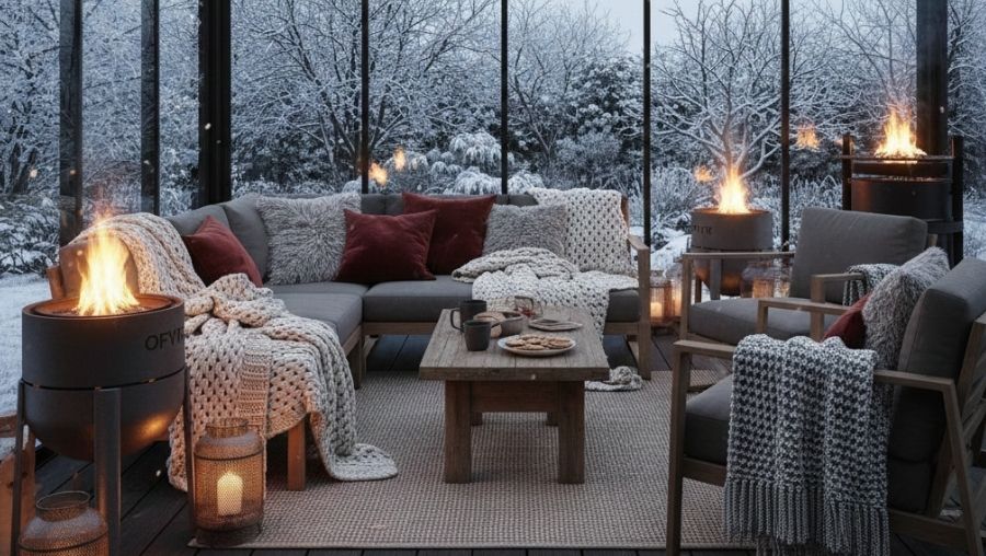 Giardino in inverno, idee per arredarlo e viverlo al meglio